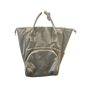 Convertible‎ Diaper Bag Backpack Tote Shoulder Bag Gray Baby Travel
